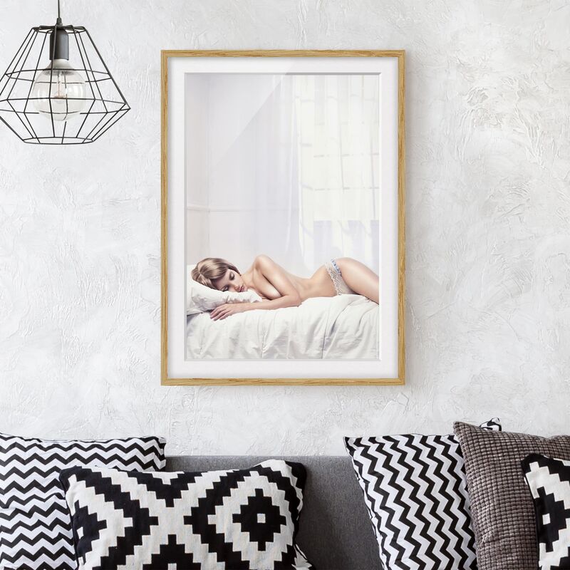 

Póster enmarcado - Sleeping Beauty Dimensión LxA: 40cm x 30cm, Marco: Roble
