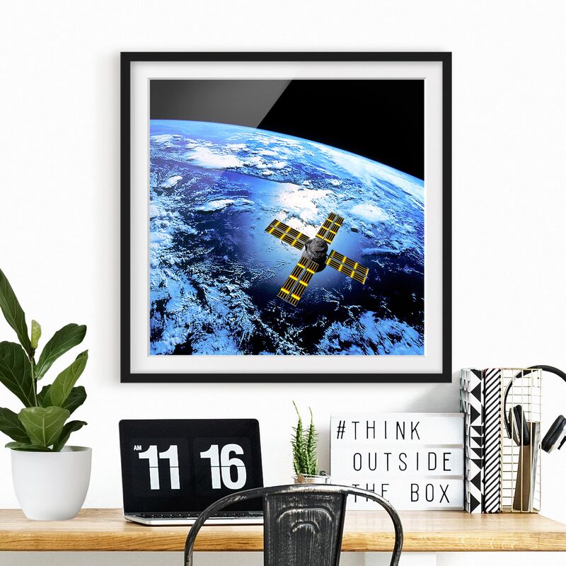 

Póster enmarcado - Space Runner Dimensión LxA: 50cm x 50cm, Marco: Negro