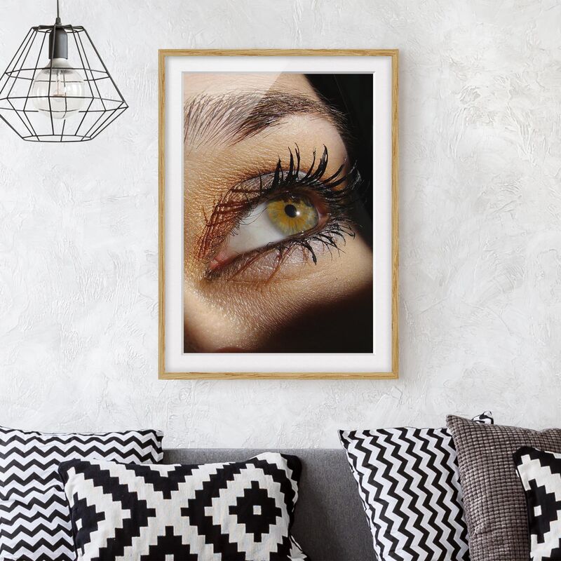 

Póster enmarcado - Spotlight Dimensión LxA: 100cm x 70cm, Marco: Roble