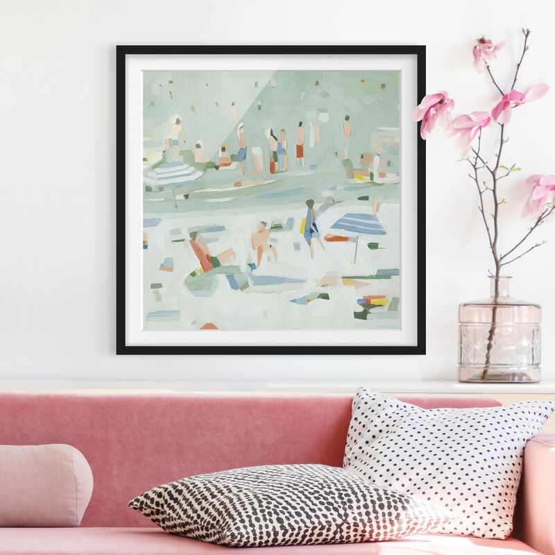 

Póster enmarcado - Summer Confetti II Dimensión LxA: 70cm x 70cm, Marco: Negro