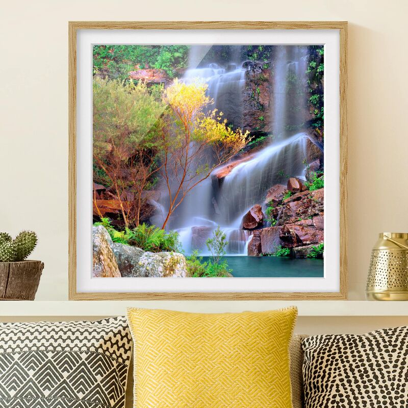 

Póster enmarcado - Summer Fairytale Dimensión LxA: 50cm x 50cm, Marco: Roble