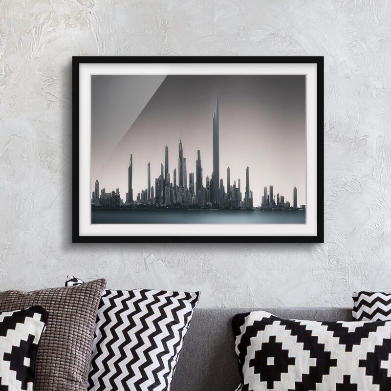 

Póster enmarcado - alba Kuwait Dimensión LxA: 50cm x 70cm, Marco: Negro