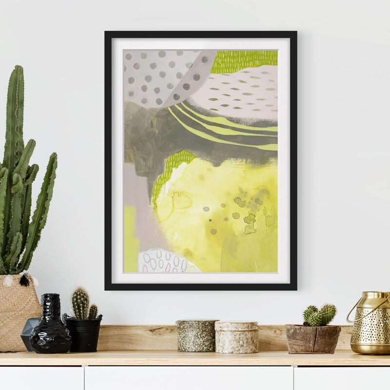 

Póster enmarcado - Le Macchie Solari Ii Dimensión LxA: 40cm x 30cm, Marco: Negro