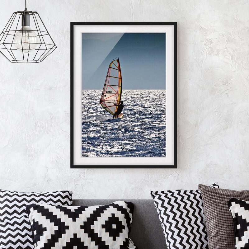 

Póster enmarcado - Surfing Free Dimensión LxA: 70cm x 50cm, Marco: Negro