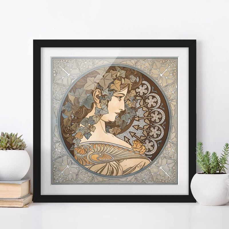 

Póster enmarcado - Synthia Dimensión LxA: 30cm x 30cm, Marco: Negro