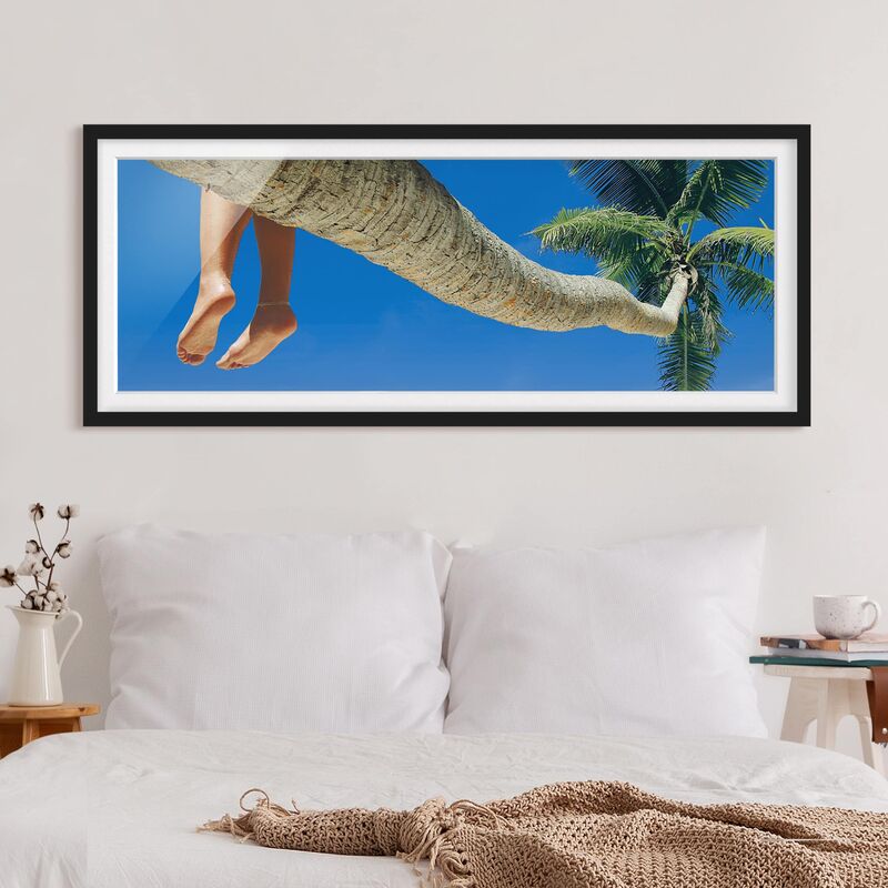 

Póster enmarcado - Tempo Di Relax Dimensión LxA: 50cm x 130cm, Marco: Negro
