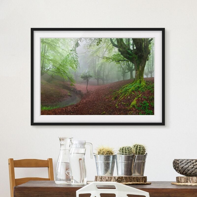 

Póster enmarcado - The Forest Marvillador Dimensión LxA: 40cm x 55cm, Marco: Negro
