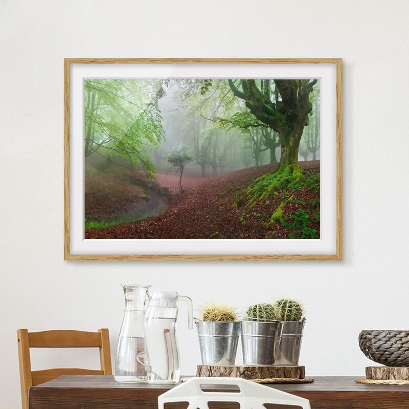 

Póster enmarcado - The Forest Marvillador Dimensión LxA: 18cm x 24cm, Marco: Roble