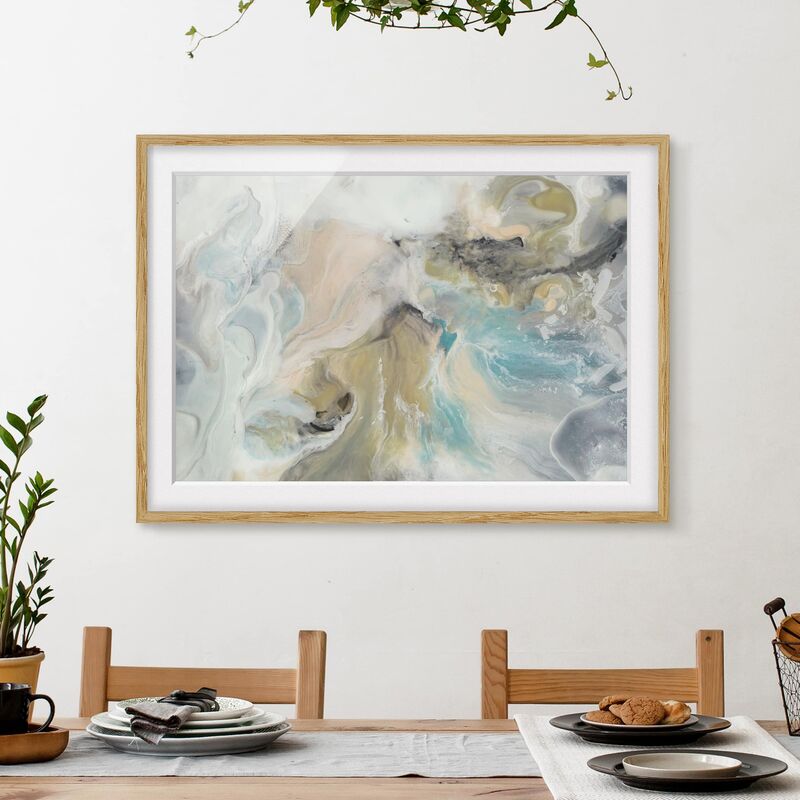 

Póster enmarcado - Tide With Flotsam II Dimensión LxA: 70cm x 100cm, Marco: Roble