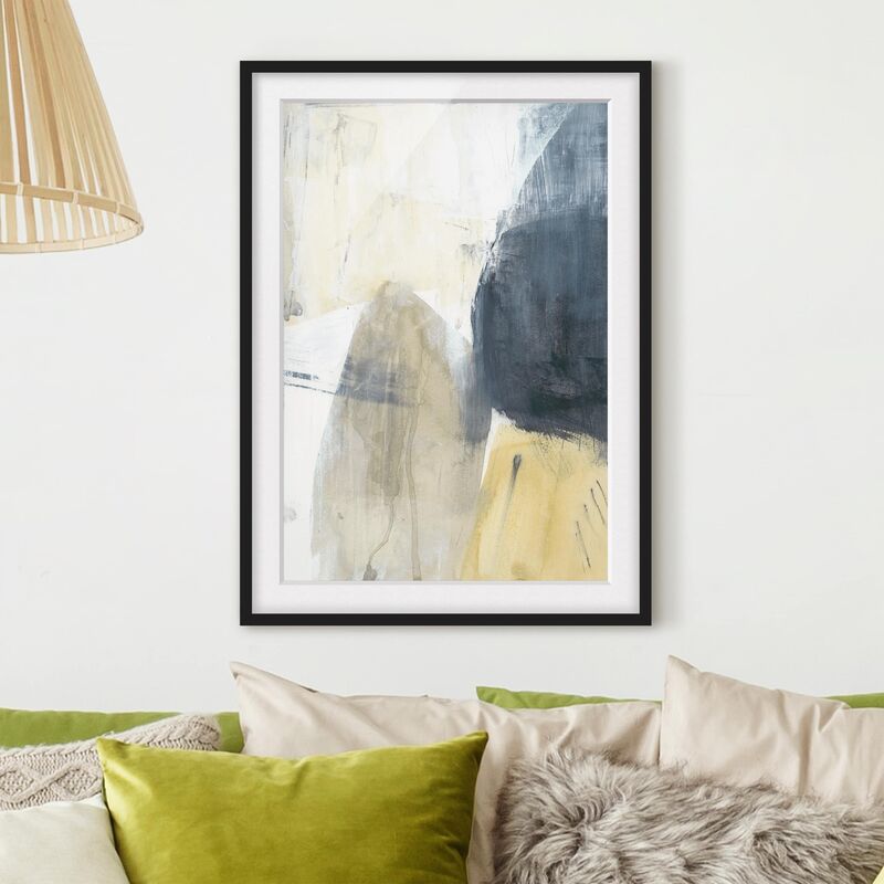 

Póster enmarcado - Triade Con Tiger Eye Ii Dimensión LxA: 40cm x 30cm, Marco: Negro