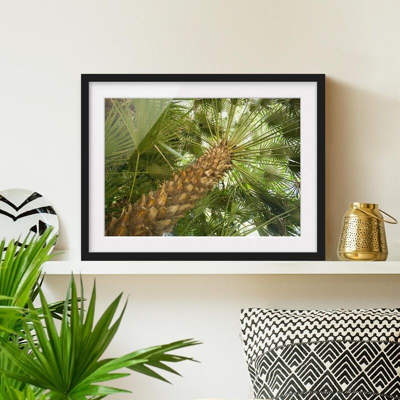 

Póster enmarcado - Tropical Island Dimensión LxA: 70cm x 100cm, Marco: Negro