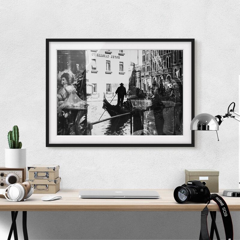 

Póster enmarcado - Venice Reflections Dimensión LxA: 50cm x 70cm, Marco: Negro