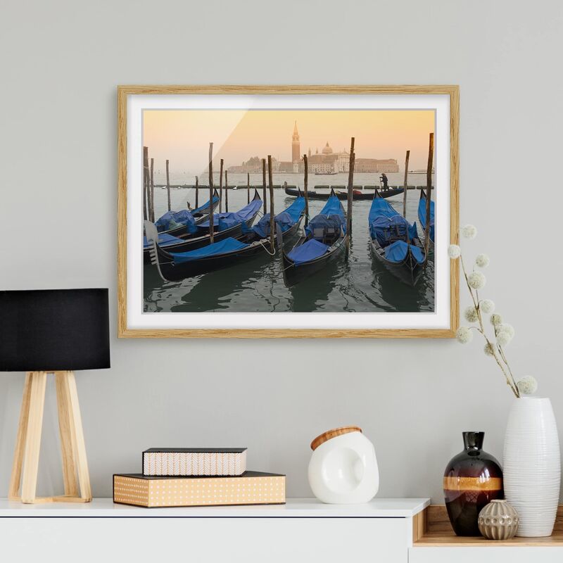 

Póster enmarcado - Venice Dreams Dimensión LxA: 50cm x 70cm, Marco: Roble