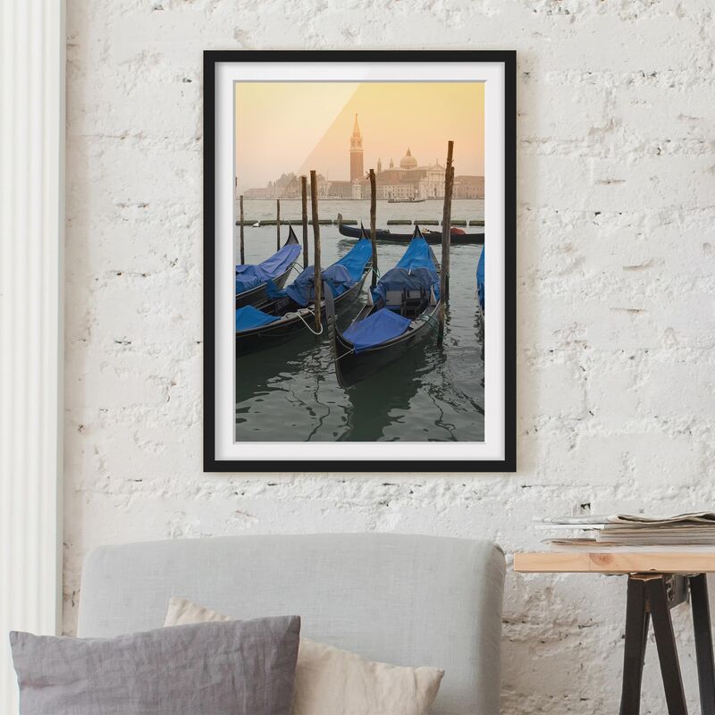 

Póster enmarcado - Venice Dreams Dimensión LxA: 24cm x 18cm, Marco: Negro
