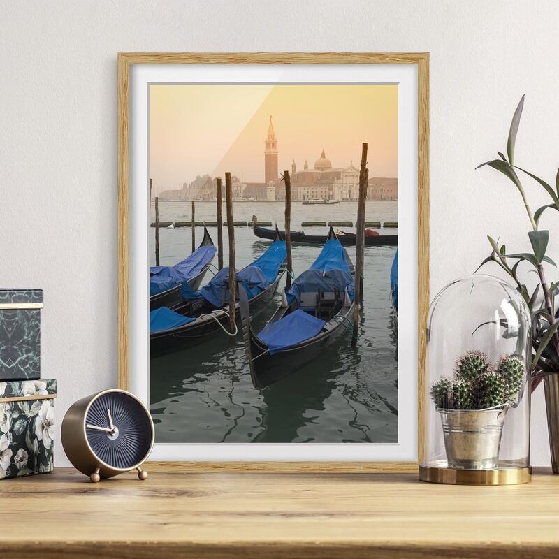 

Póster enmarcado - Venice Dreams Dimensión LxA: 40cm x 30cm, Marco: Roble