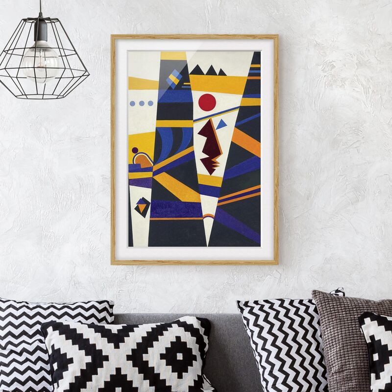 

Póster enmarcado - Wassily Kandinsky - Binding Dimensión LxA: 70cm x 50cm, Marco: Roble