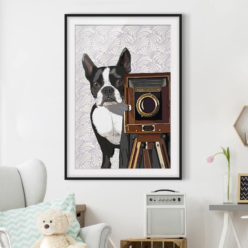 

Póster enmarcado - Wildlife Photographer Terrier Dimensión LxA: 40cm x 30cm, Marco: Negro