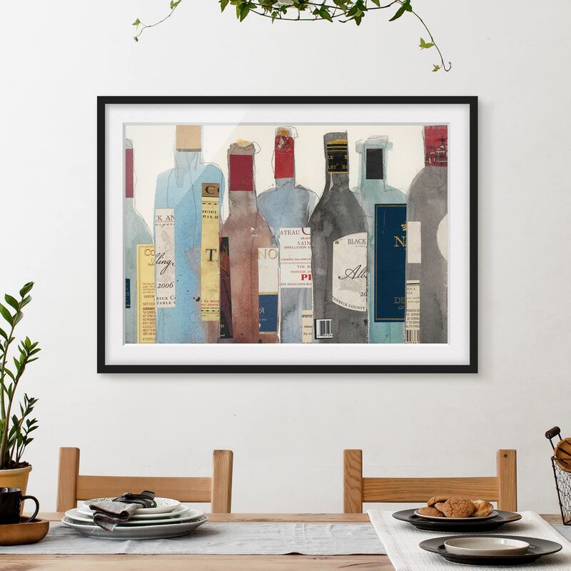 

Póster enmarcado - Wine & Spirits II Dimensión LxA: 18cm x 24cm, Marco: Negro