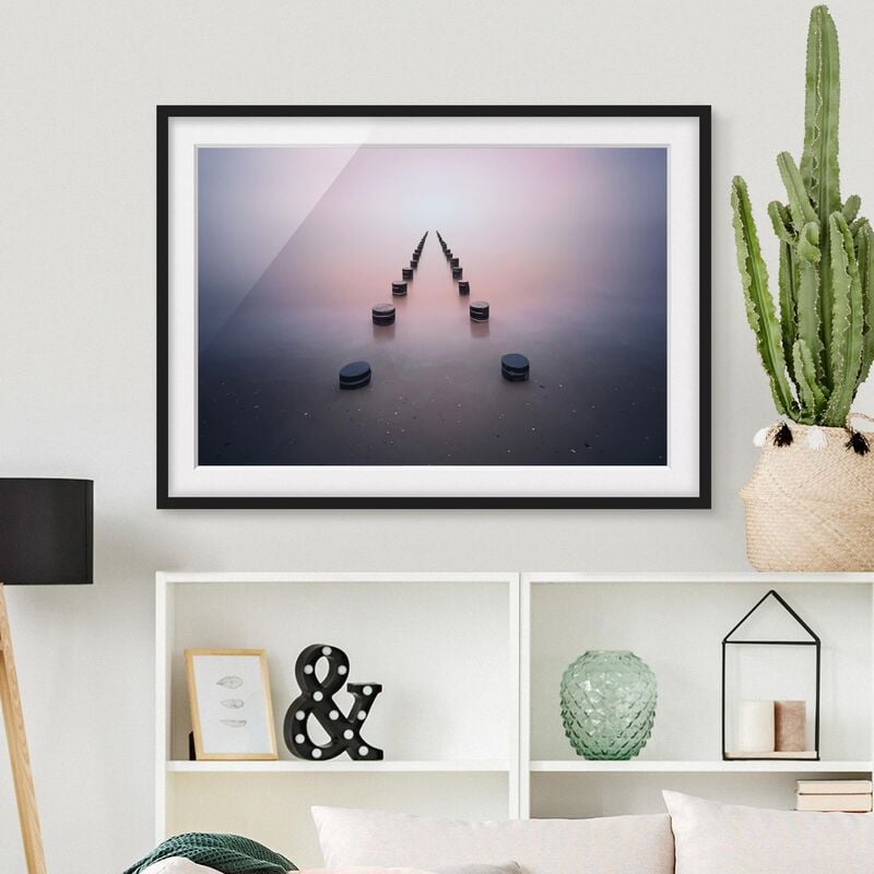 

Póster enmarcado - Zen On The Beach Dimensión LxA: 30cm x 40cm, Marco: Negro