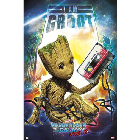 Poster Erik Marvel Guardianes De La Galaxia 2 Groot