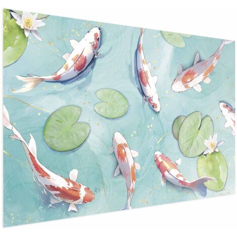 Póster - Estanque en Japón