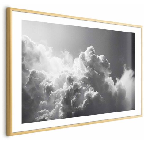 Poster - Fenomeno straordinario: il sole che illumina le nuvole scure