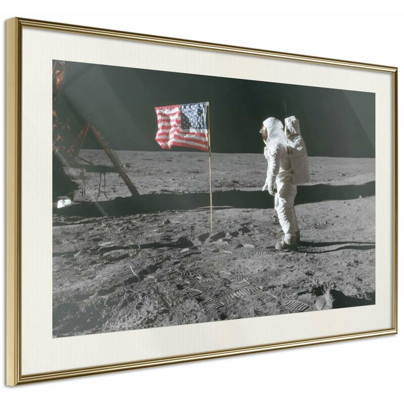 

Póster - Flag on the Moon Medidas 90X60