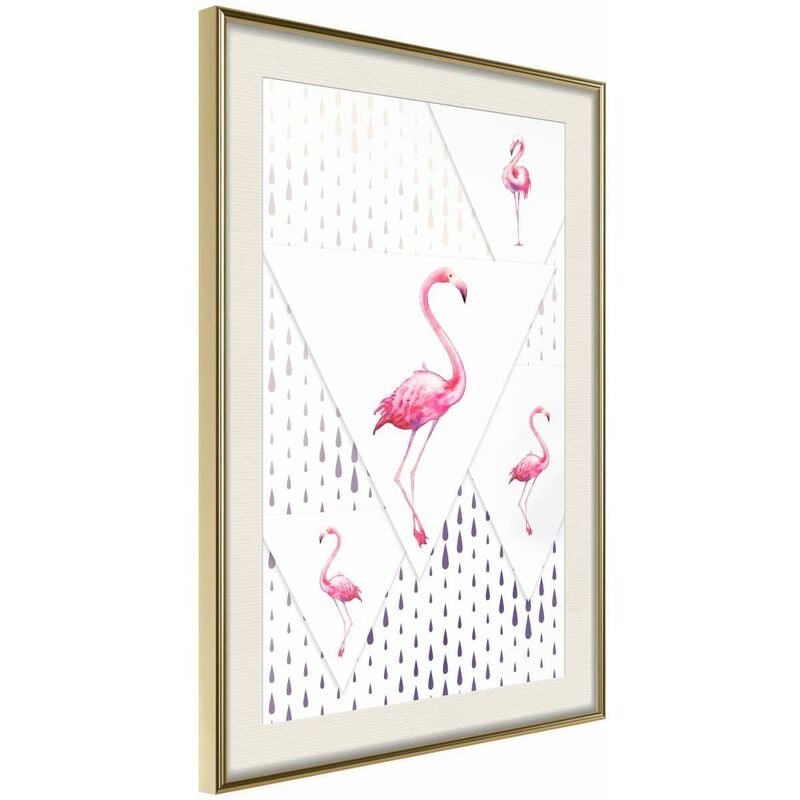 

Rtgs - Póster - Flamingos and Triangles Medidas 40X60