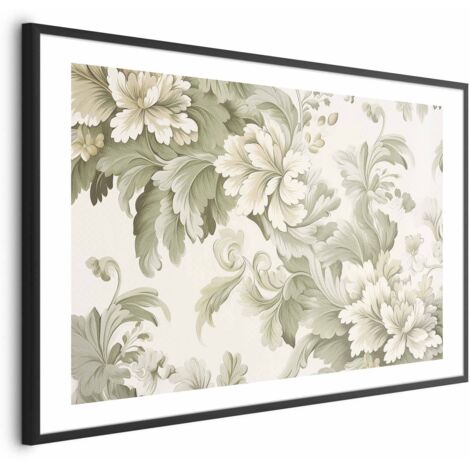 Póster - Flores vintage en colores brillantes
