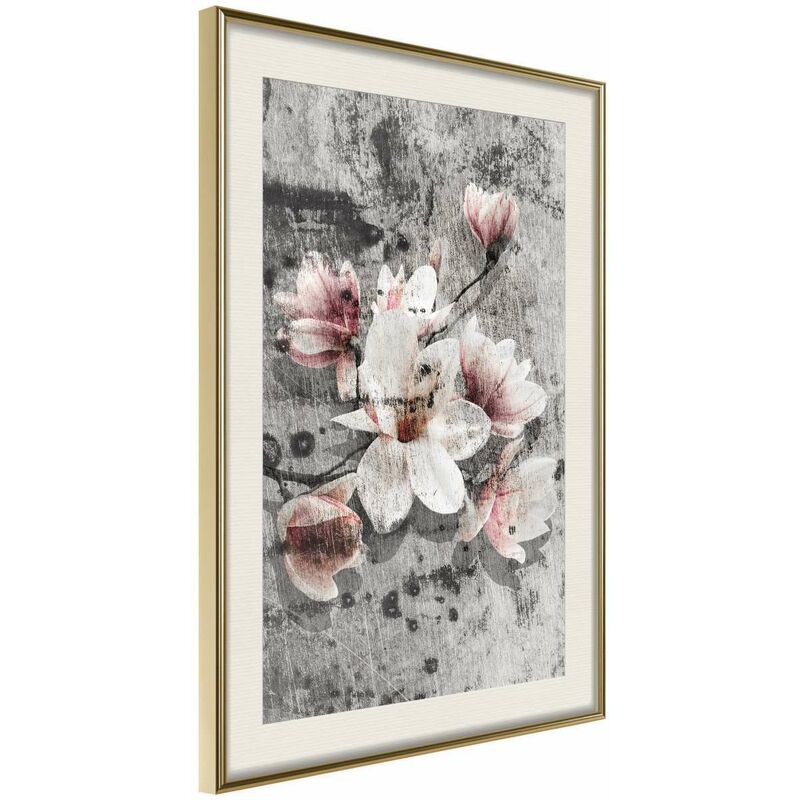 

Rtgs - Póster - Flowers on Concrete Medidas 40X60