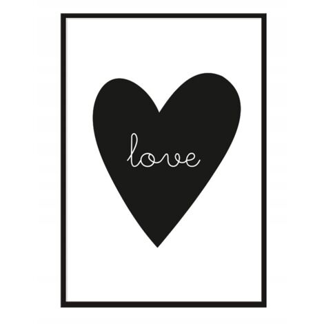 POSTER FOTOGRAFICO IN CORNICE 33x43 cm Amore San Valentino PD015