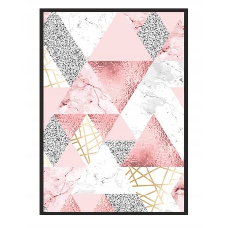 POSTER FOTOGRAFICO IN CORNICE 43x33 cm Rosa P586
