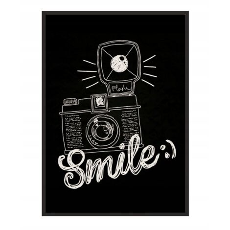 POSTER FOTOGRAFICO IN CORNICE 53x73 cm Smile P1072
