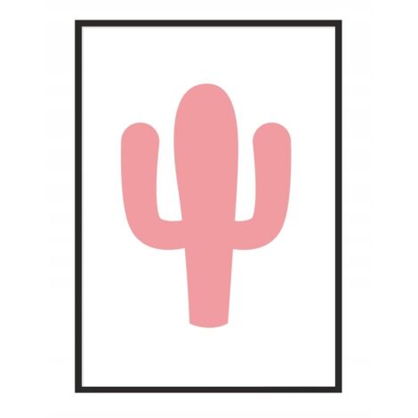 POSTER FOTOGRAFICO IN CORNICE A4 cm Cactus PD136