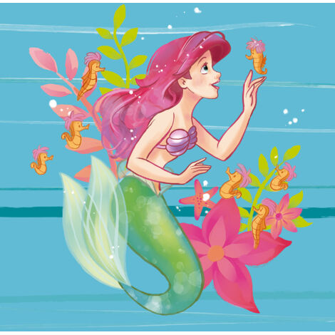 Poster géant intissé Ariel et ses Petits Amis - 250 x 250 cm
