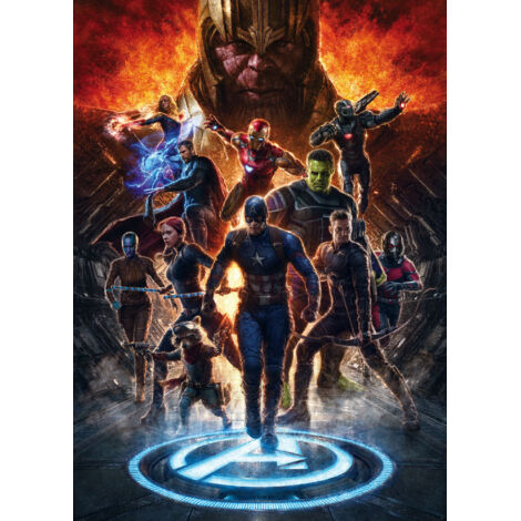 Poster géant intissé Avengers vs Thanos - 200 x 280 cm
