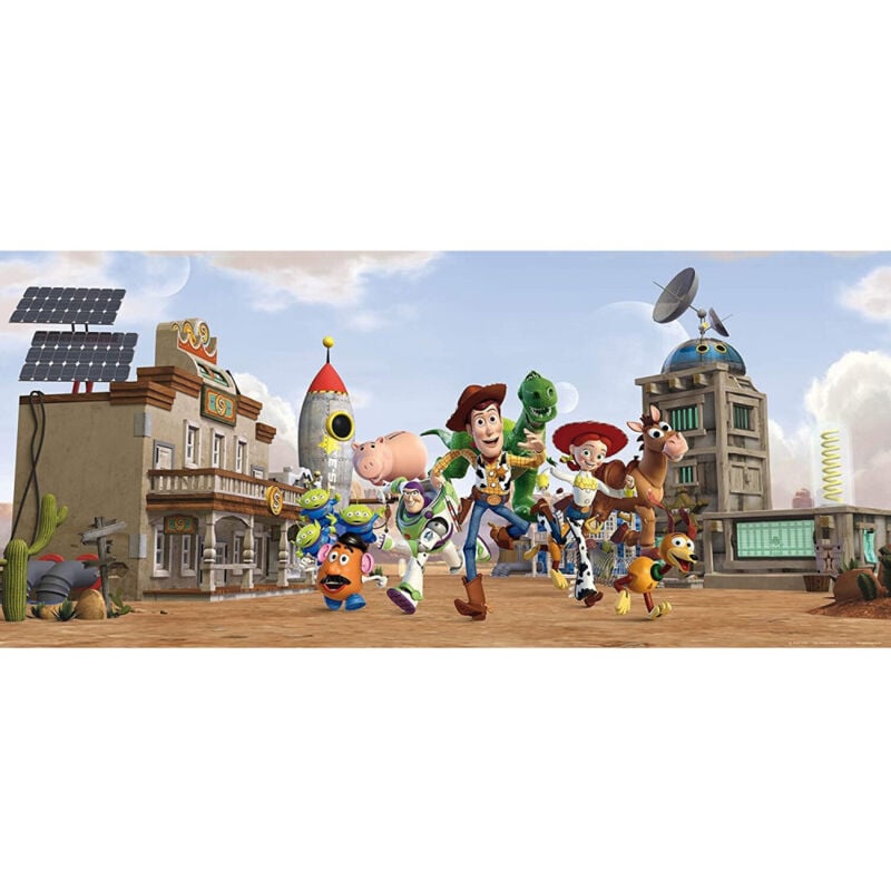 Poster géant Toy Story Team Disney intisse 202X90 cm