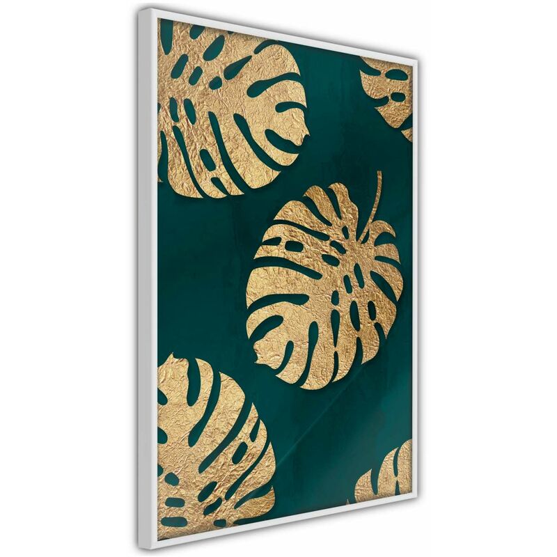 

Rtgs - Póster - Gilded Monstera Leaves Medidas 30X45