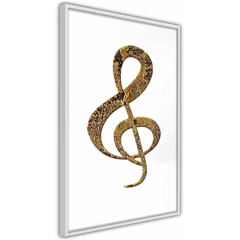 

Rtgs - Póster - Golden Treble Clef Medidas 40X60