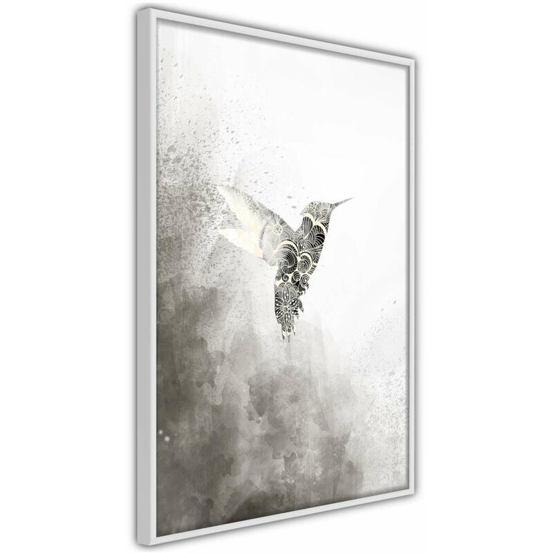 

Rtgs - Póster - Hummingbird in Shades of Grey Medidas 20X30