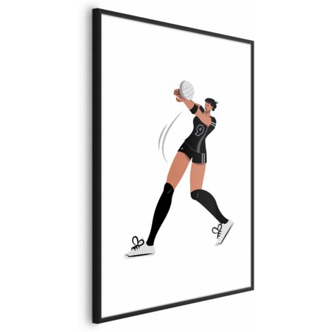 Poster – Illustration – Volleyballspieler