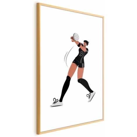 Poster – Illustration – Volleyballspieler