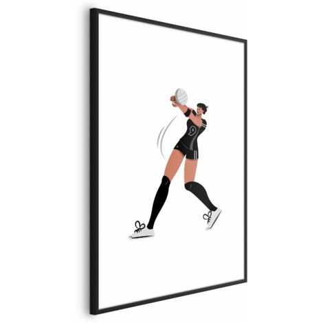 Poster – Illustration – Volleyballspieler