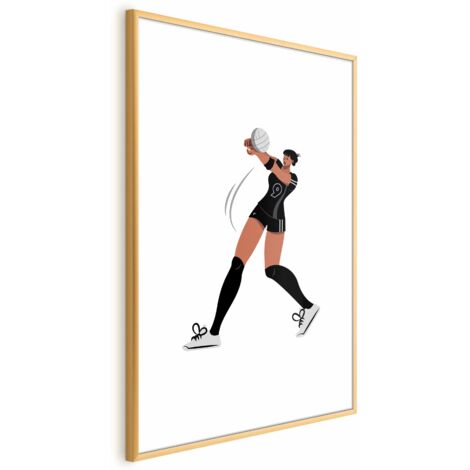 Poster - Illustrazione - giocatore di pallavolo