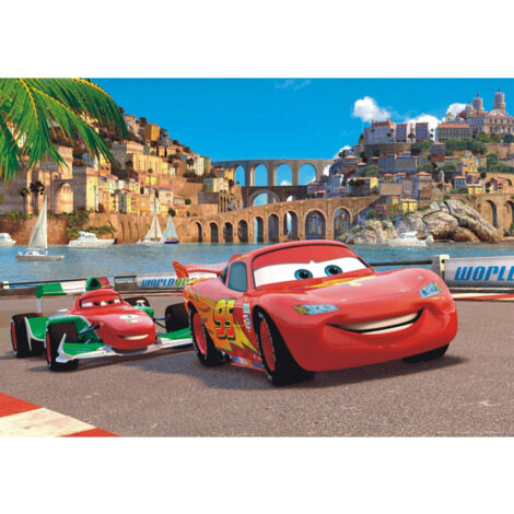 Poster initisse XXL Cars 2 à Rome Disney 155X115 CM