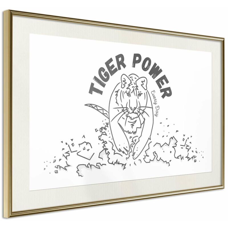 

Póster - Inner Tiger Medidas 60X40