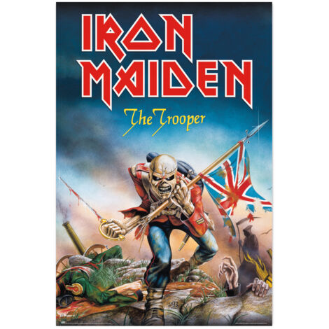 Poster iron maiden the trooper