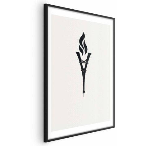 Poster – Kerze in Form des Eiffelturms