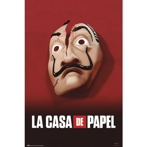 Poster la casa de papel mascara