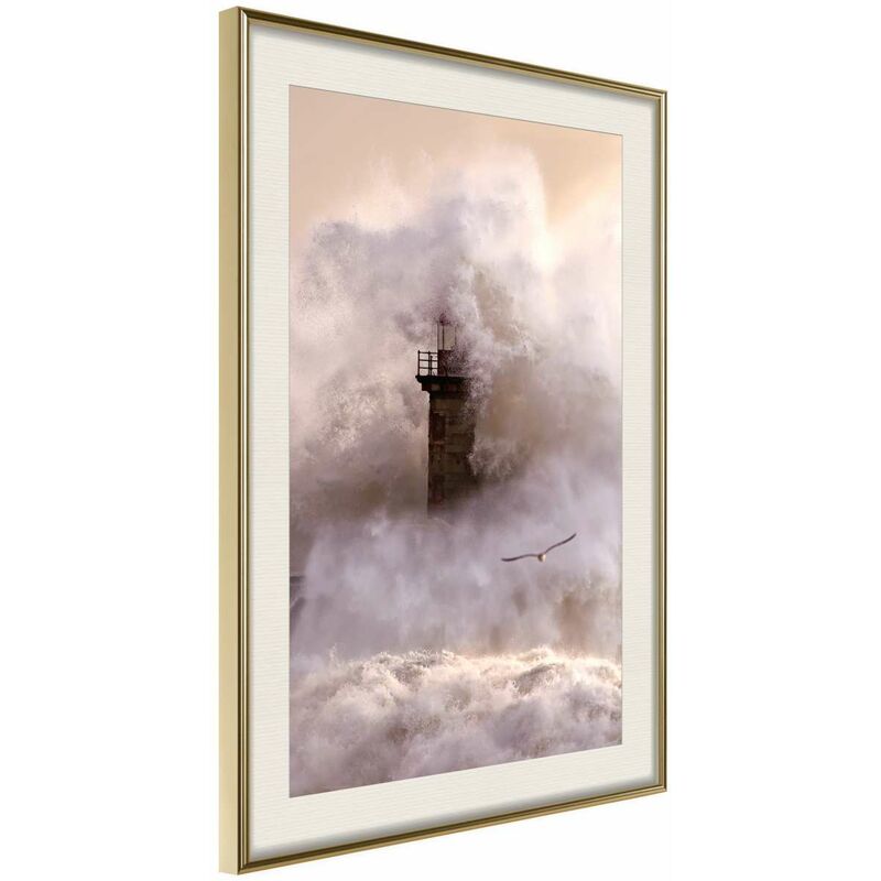 

Rtgs - Póster - Lighthouse During a Storm Medidas 40X60
